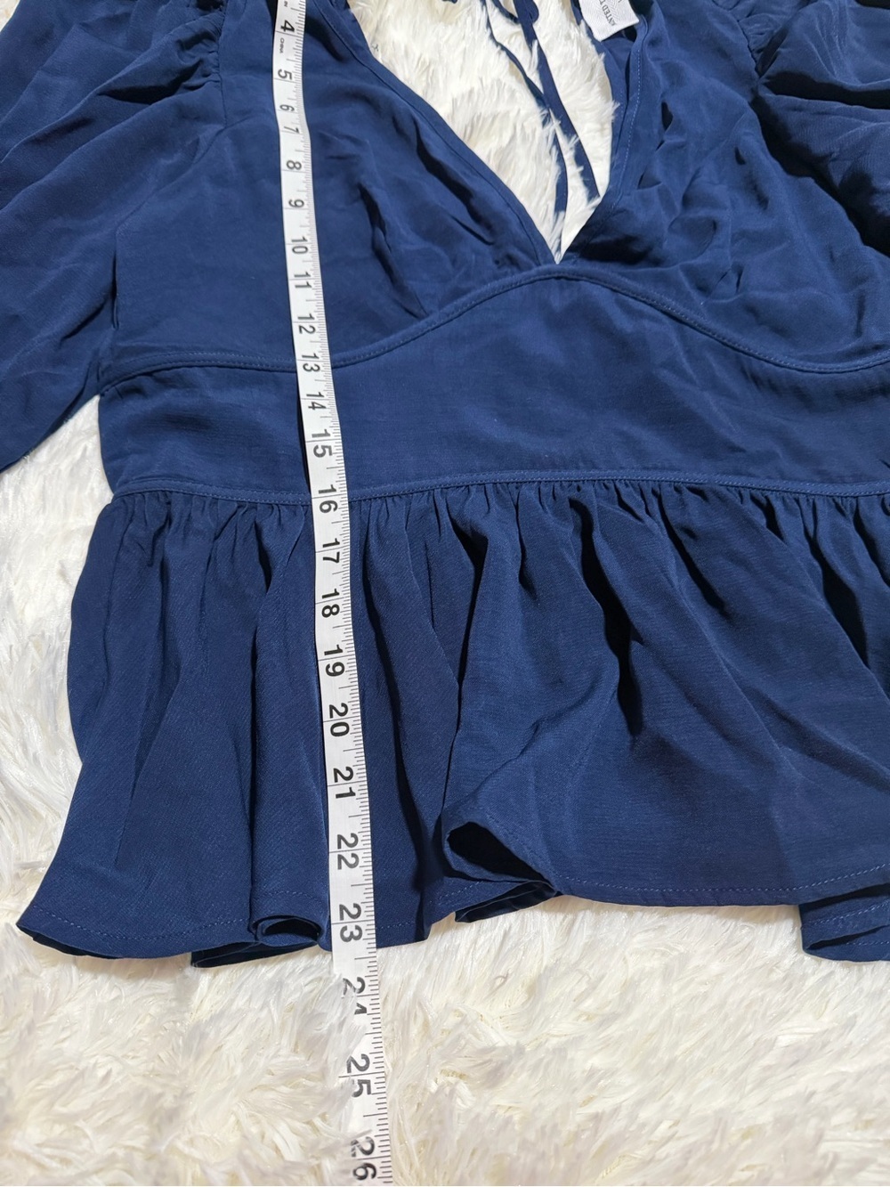 Painted Threads Deep Blue Blouse New with Tags - Picture 8 of 11